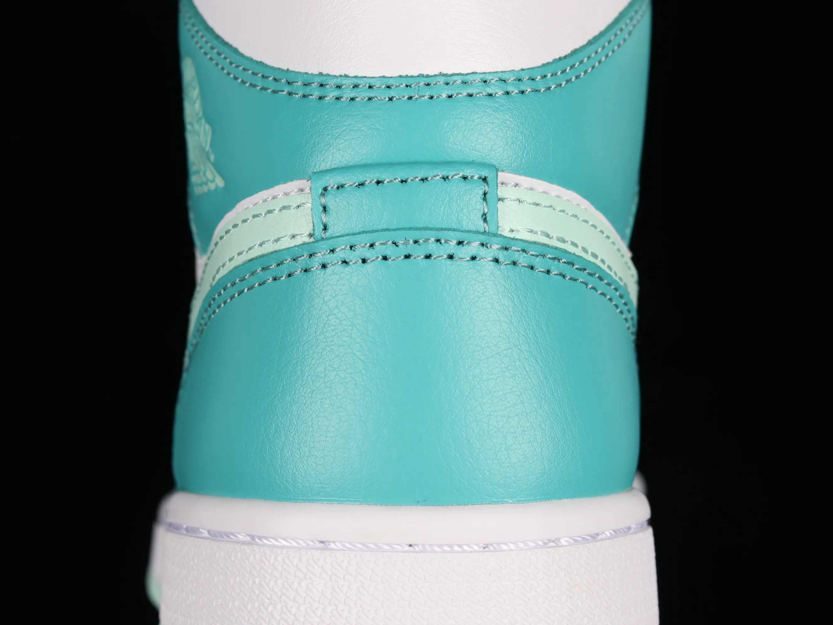 All categories Air Jordan Jordan series basketball shoes Air Jordan 1 Mid G version pure original Air Jordan 1 Mid SE "Marine Green" AJ1 Joe 1 white cyan Chinese basketball shoes DV2229-300